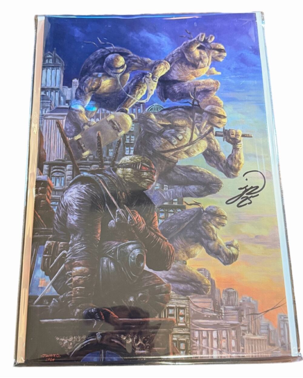 TMNT The Last Ronin #5 Johnny Desjardins Virgin Variant Signed